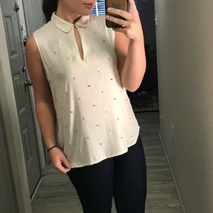 🌿Ann Taylor Jewel Top🌿